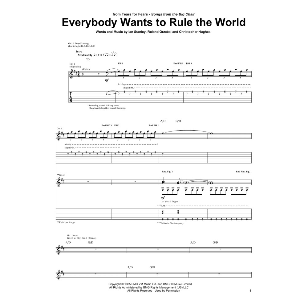 Everybody Wants To Rule The World